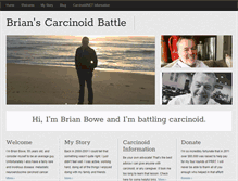 Tablet Screenshot of fightcarcinoid.com